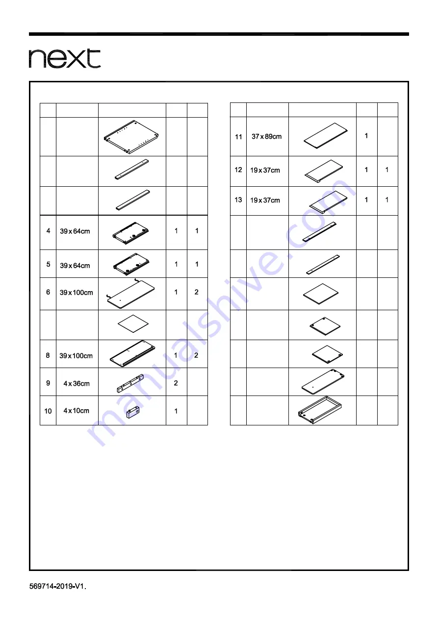 Next 569714 Assembly Instructions Manual Download Page 4