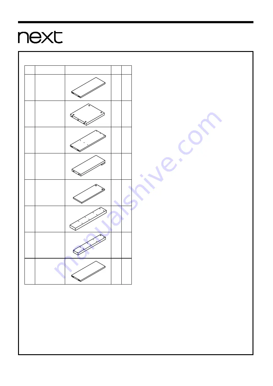 Next 637605 Assembly Instructions Manual Download Page 4