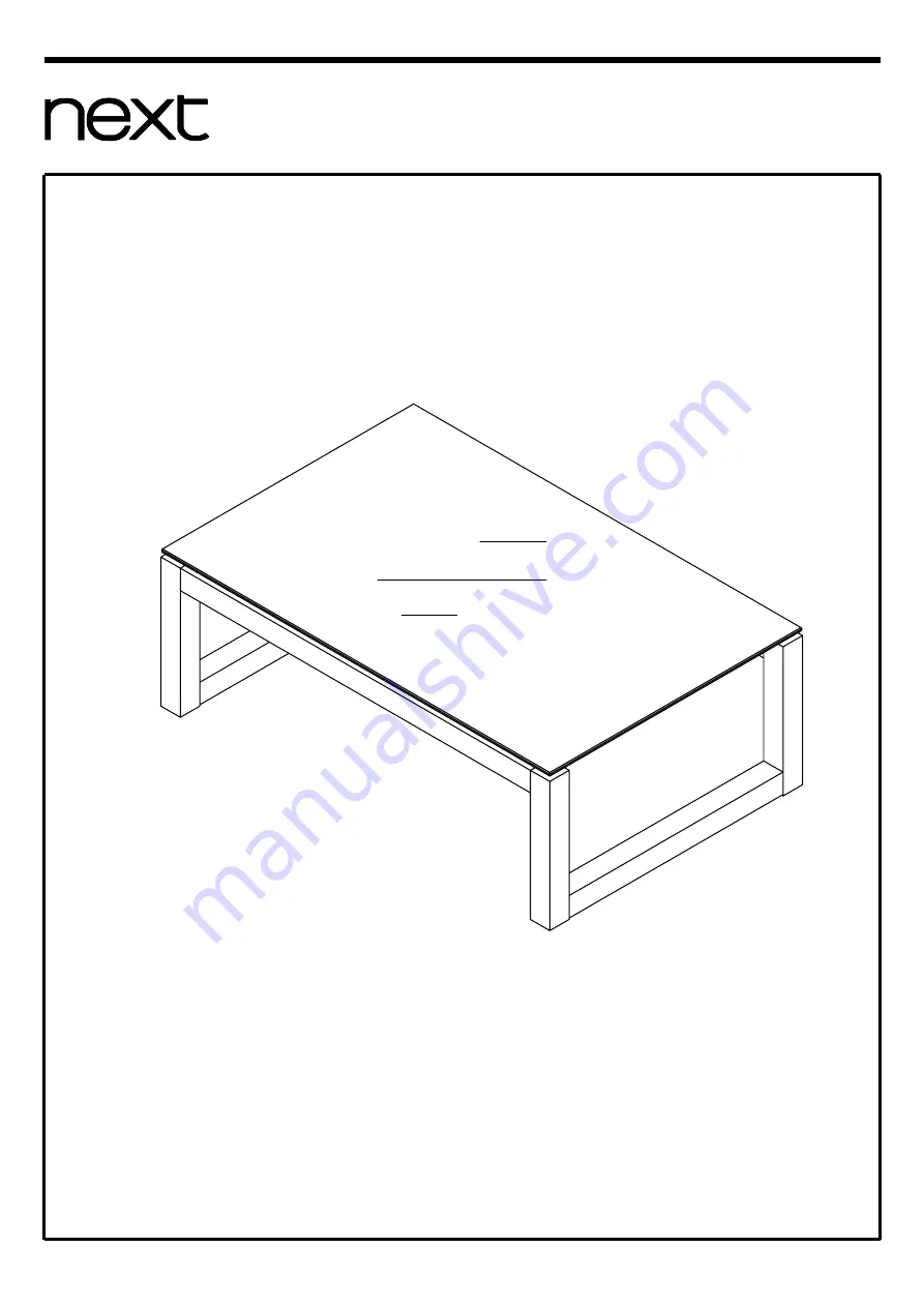 Next 661744 Assembly Instructions Manual Download Page 1