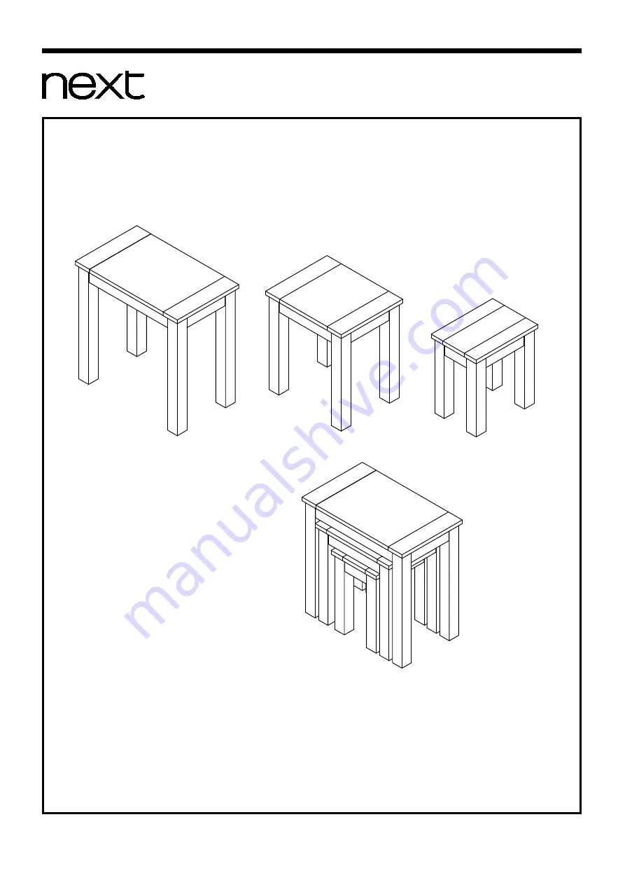 Next 666158 Assembly Instructions Manual Download Page 1