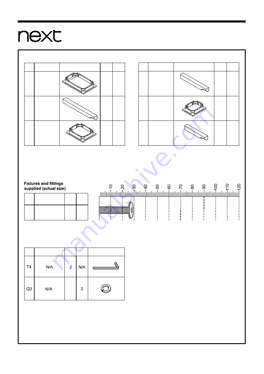 Next 666158 Assembly Instructions Manual Download Page 4