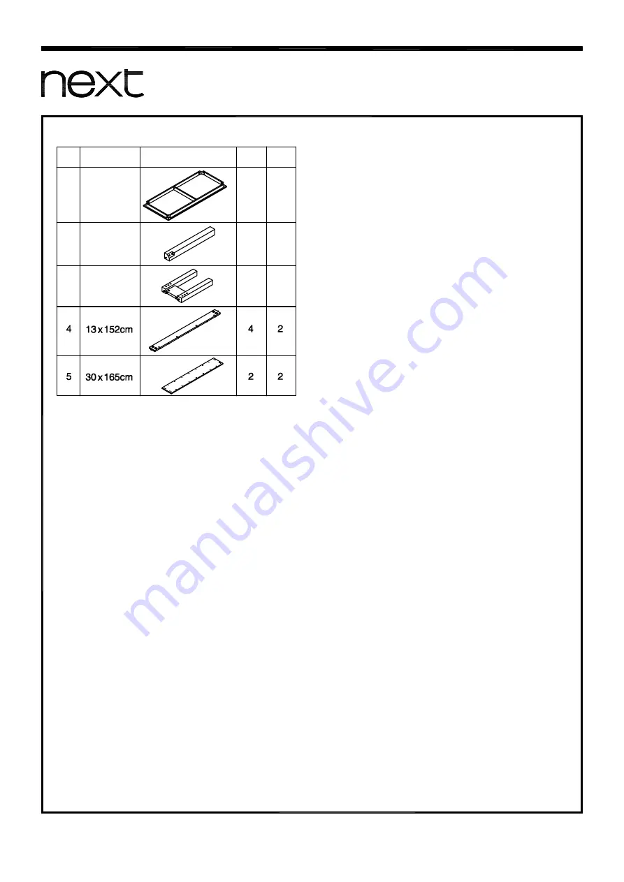 Next 674085 Assembly Instructions Manual Download Page 4