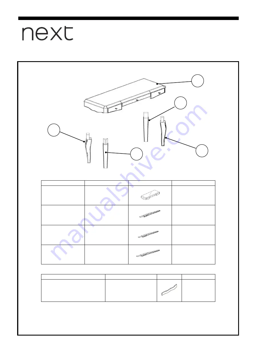 Next 679641 Assembly Instructions Manual Download Page 3