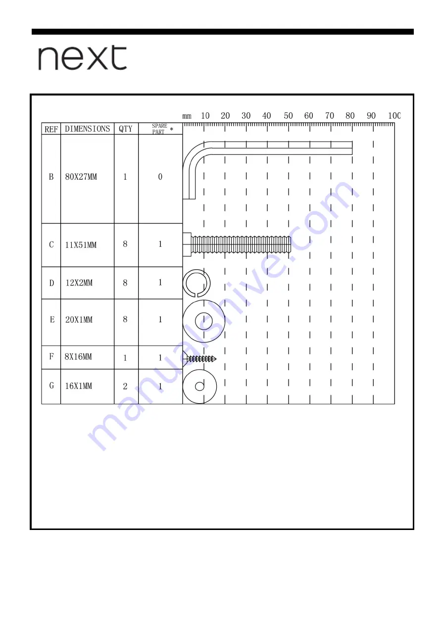 Next 679641 Assembly Instructions Manual Download Page 4