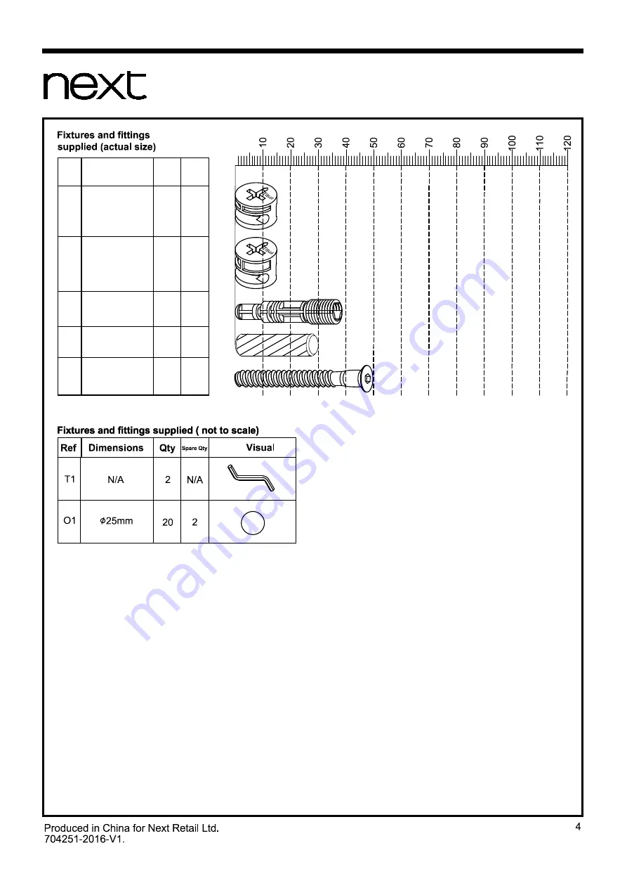 Next 704251 Assembly Instructions Manual Download Page 5