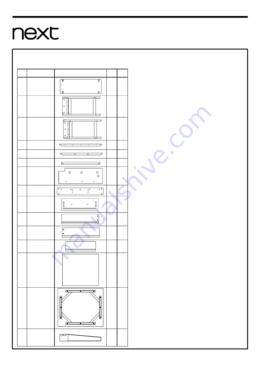 Next 788312 Assembly Instructions Manual Download Page 4