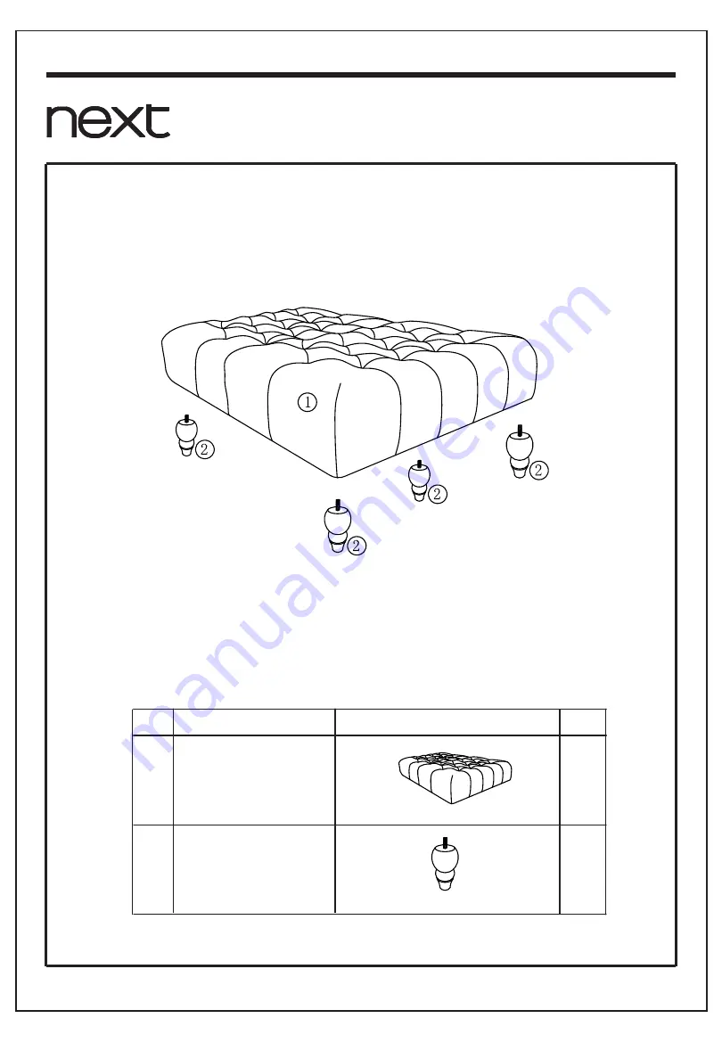 Next 797451 Assembly Instructions Manual Download Page 4