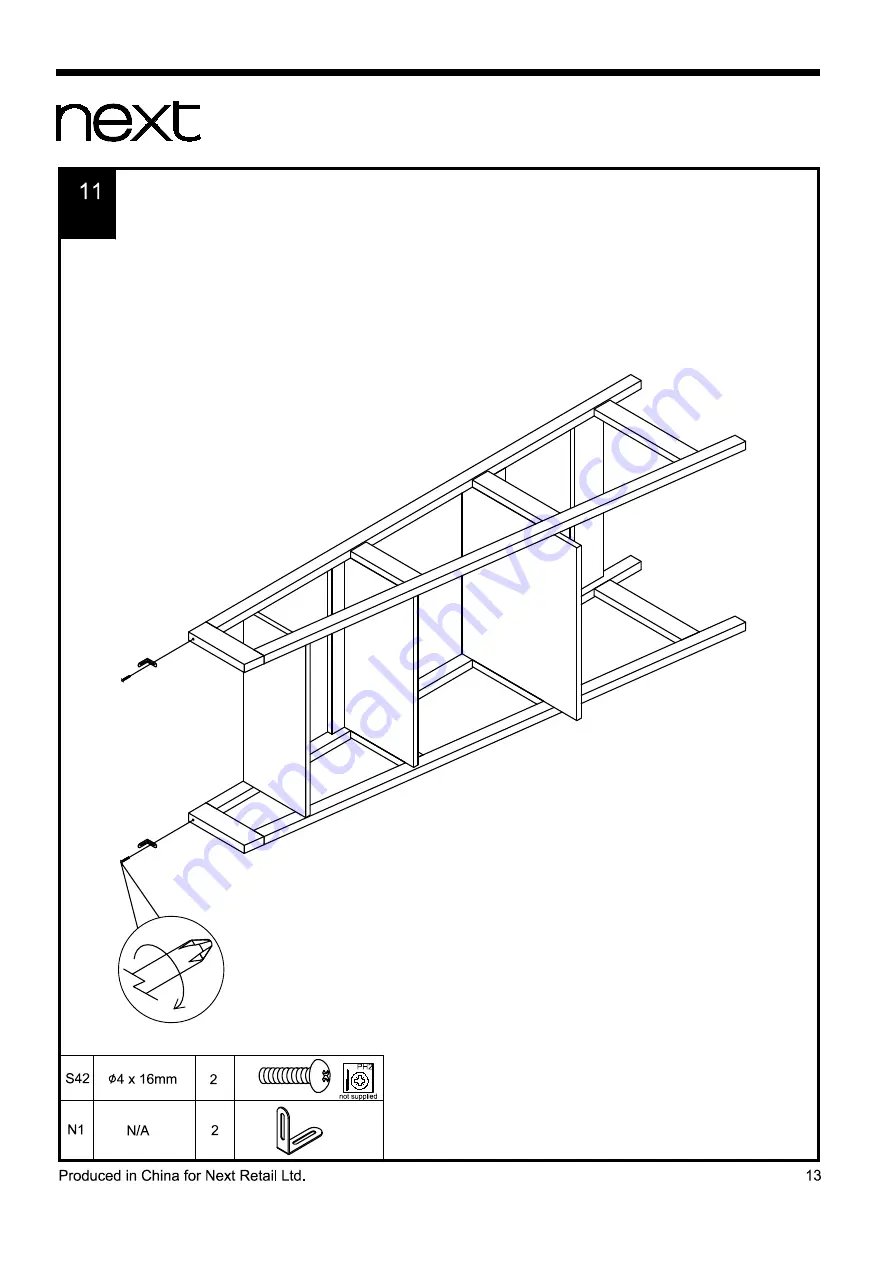 Next 806423 Assembly Instructions Manual Download Page 14