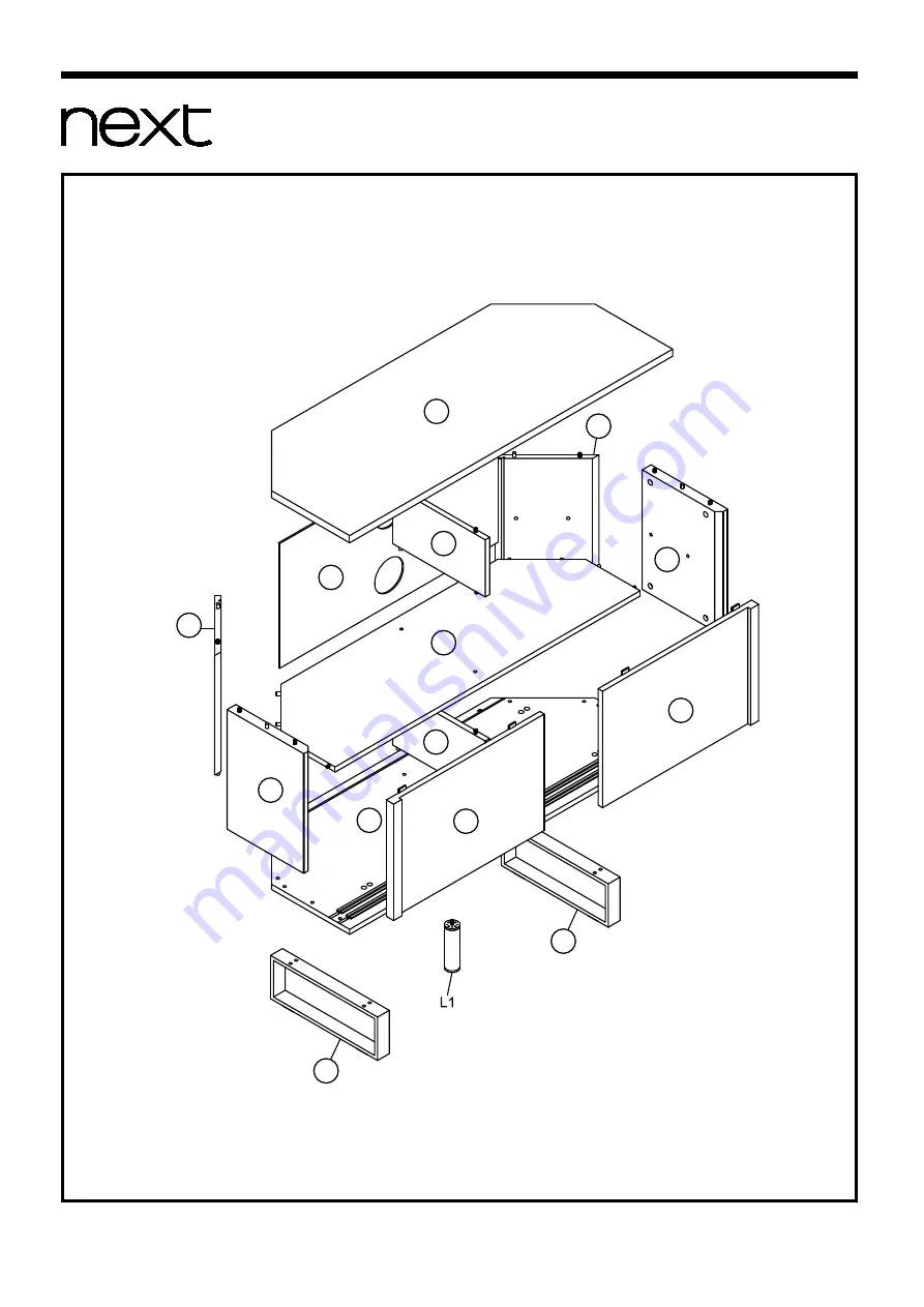 Next 846488 Assembly Instructions Manual Download Page 3