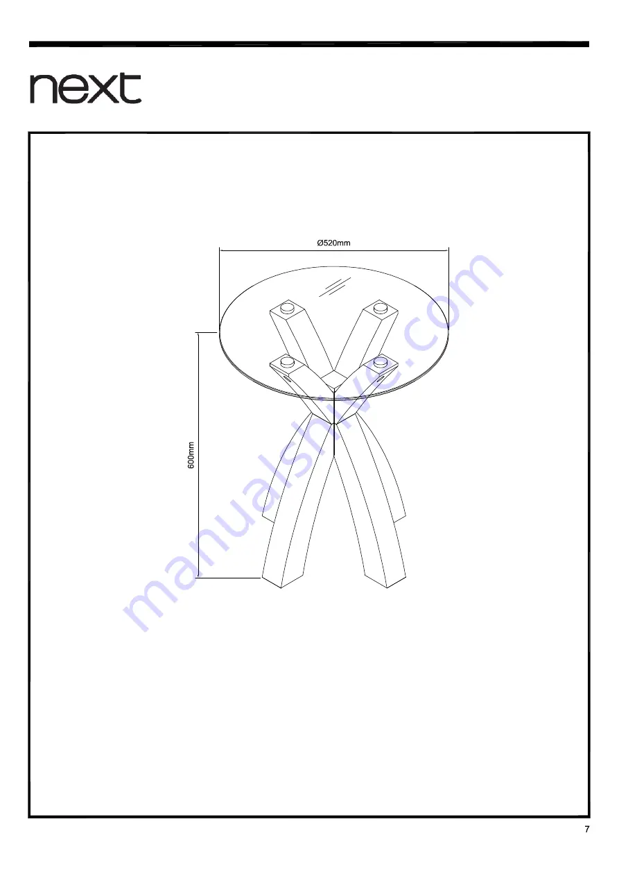 Next 878917 Assembly Instructions Manual Download Page 8