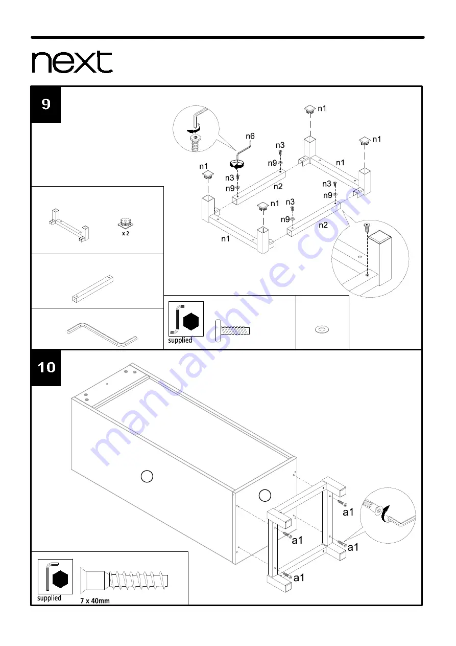 Next BRONX 685006 Assembly Instructions Manual Download Page 11