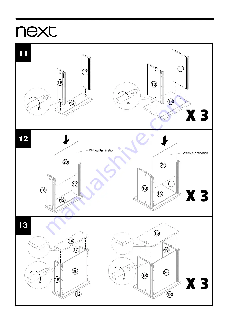 Next BRONX 685006 Assembly Instructions Manual Download Page 12