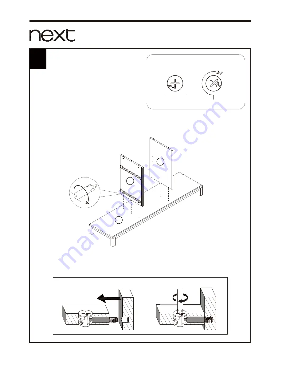 Next BRONX LARGE SIDEBOARD Assembly Instructions Manual Download Page 7