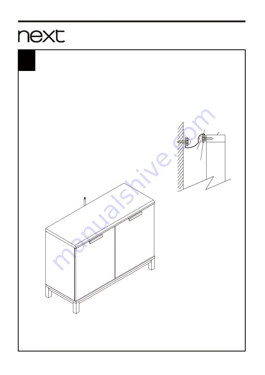 Next BRONX SMALL SIDEBOARD 194648 Скачать руководство пользователя страница 12