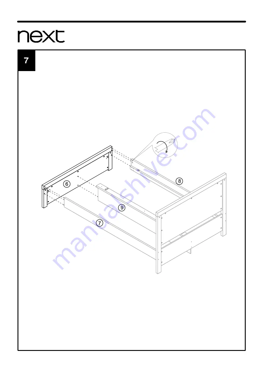 Next BRONX STANDARD BED 840501 Скачать руководство пользователя страница 9