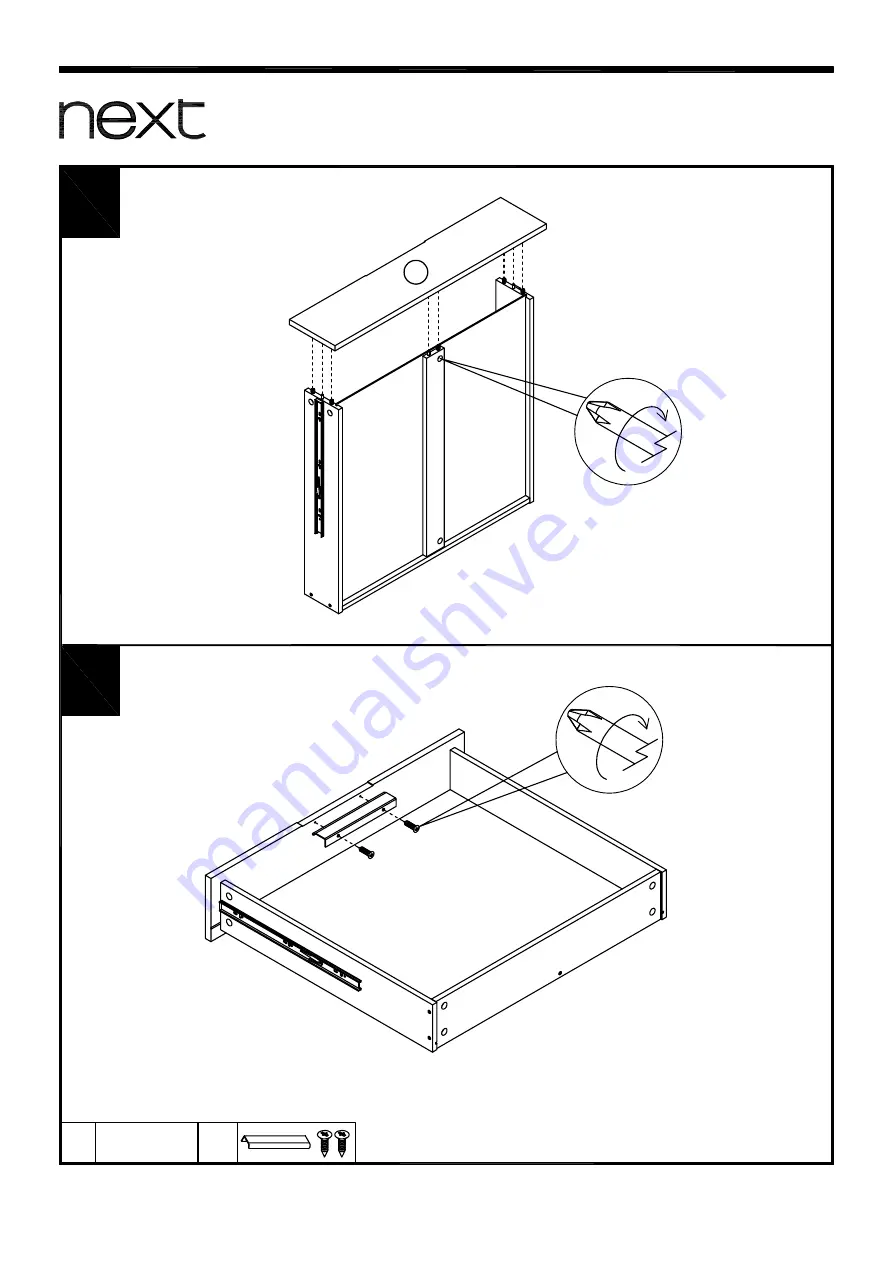 Next BRONX STORAGE COFFEE NEST 924125 Assembly Instructions Manual Download Page 15