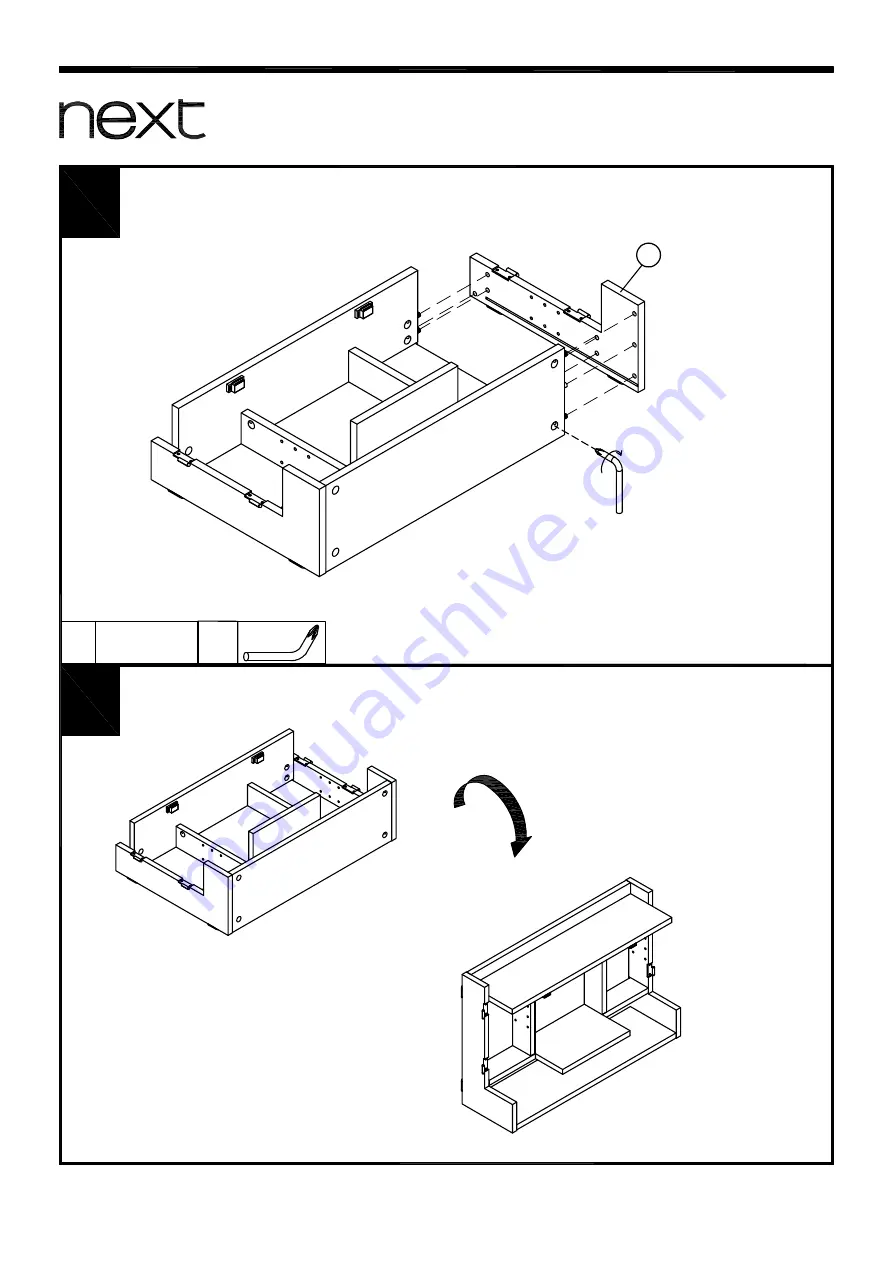 Next BRONX WALL MOUNTED VANITY 890910 Assembly Instructions Manual Download Page 9