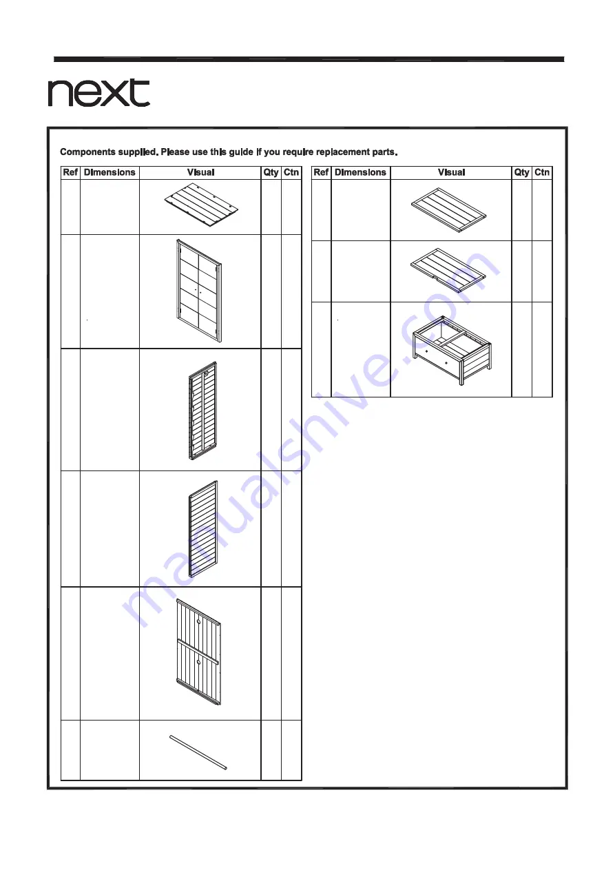 Next BROOKLYN 192155 Assembly Instructions Manual Download Page 4