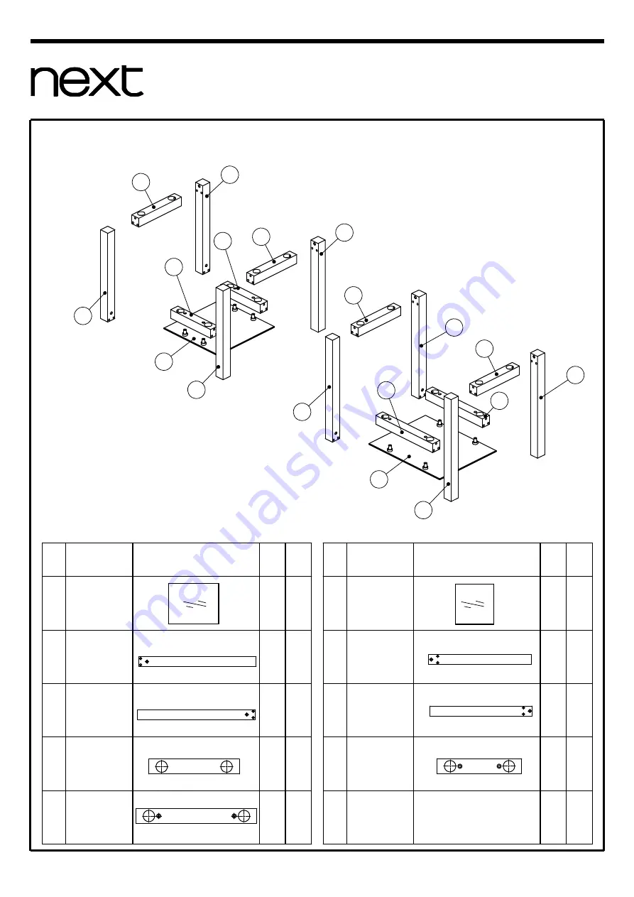 Next BROOKLYN 379778 Assembly Instructions Manual Download Page 3