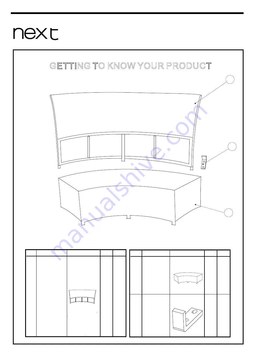 Next CALIFORNIA SOFA SET 121984 Скачать руководство пользователя страница 9