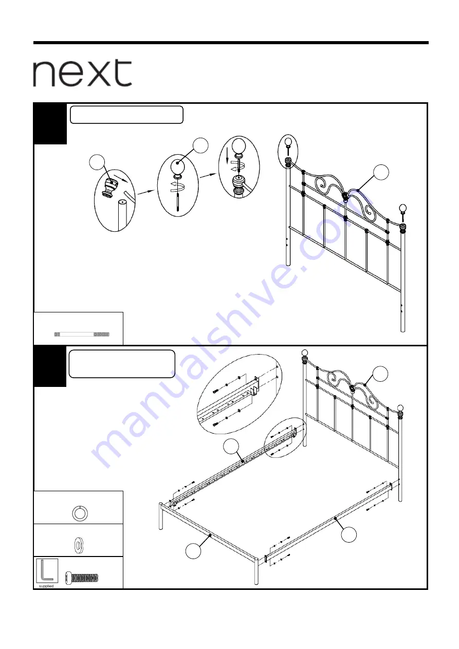 Next CANTERBURY 382506 Assembly Instructions Manual Download Page 5