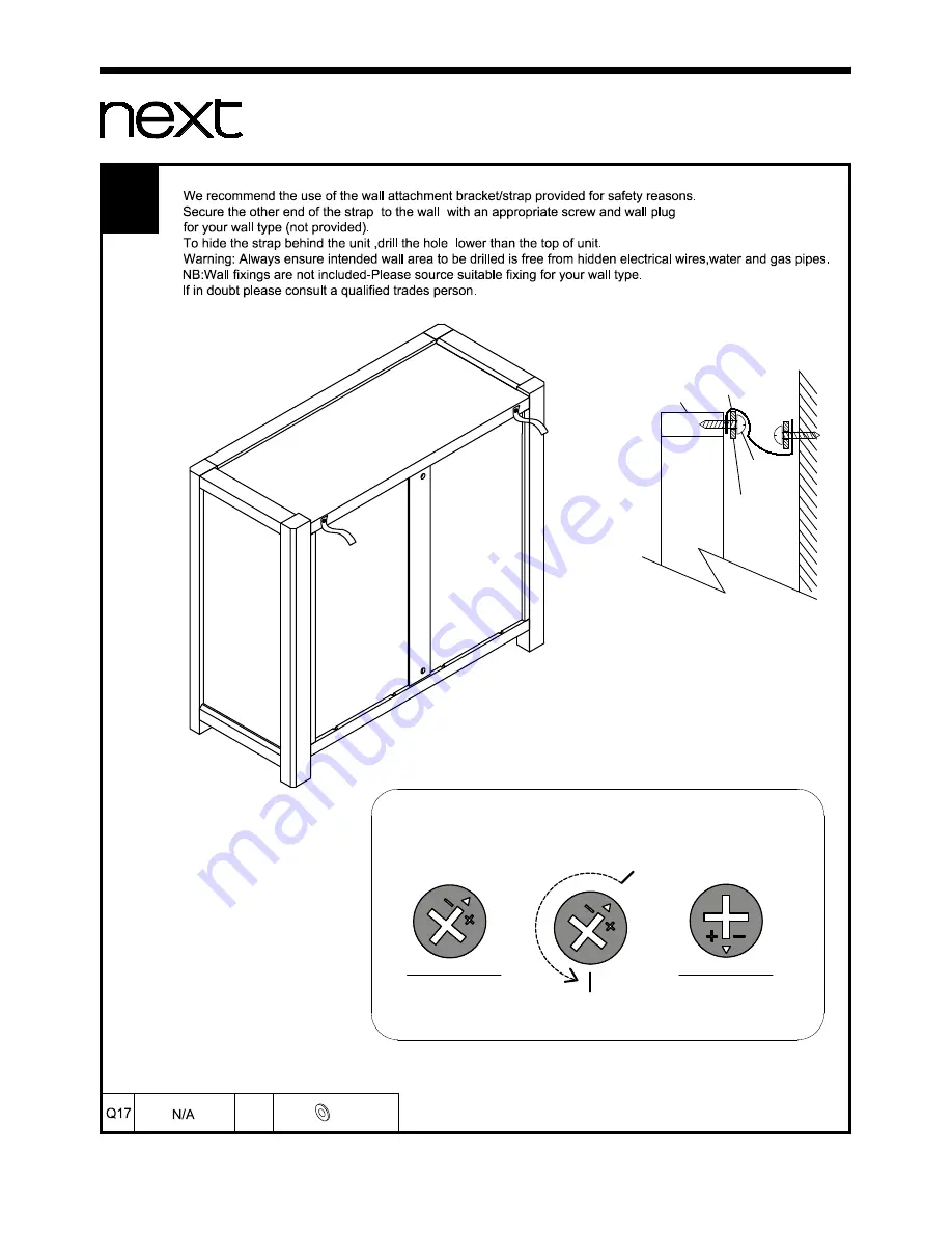 Next CHILTERN SMALL SIDEBOARD Assembly Instructions Manual Download Page 18