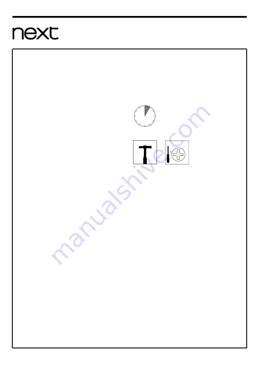 Next CLARENDON 770483 Assembly Instructions Manual Download Page 2