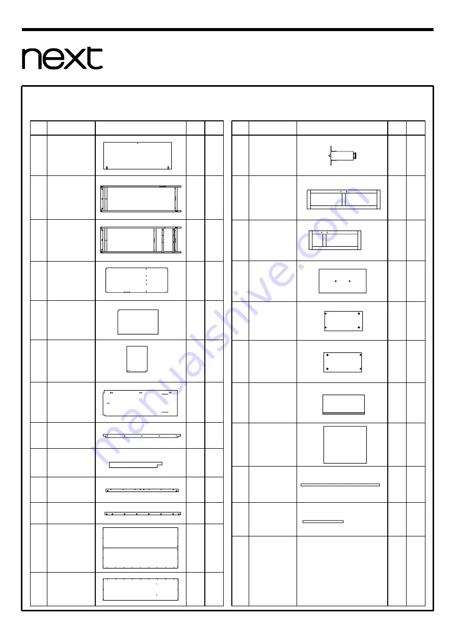 Next CLARENDON TRIPLE ROBE 783580 Скачать руководство пользователя страница 4