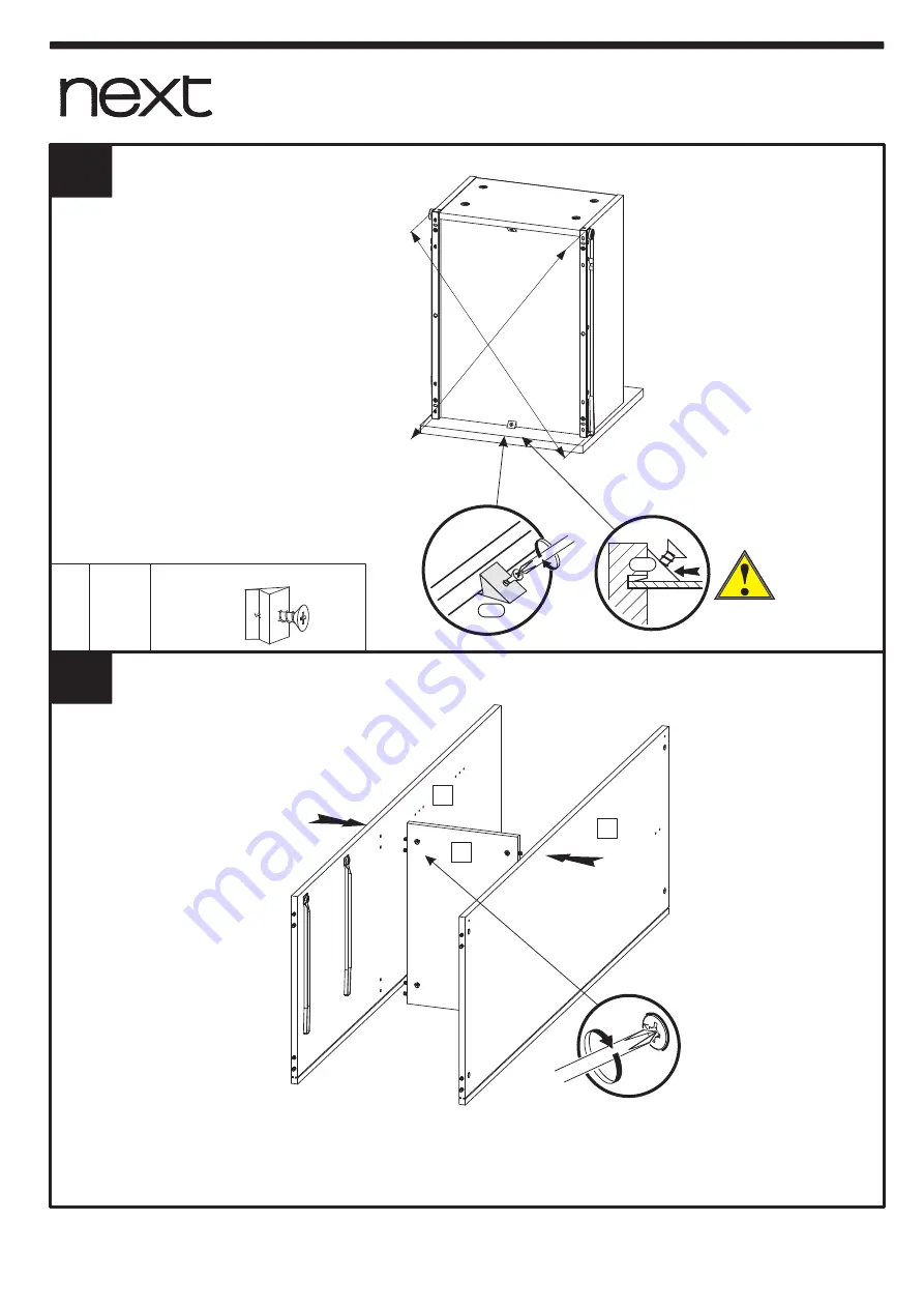 Next COMPTON TRIPLE ROBE Assembly Instructions Manual Download Page 9