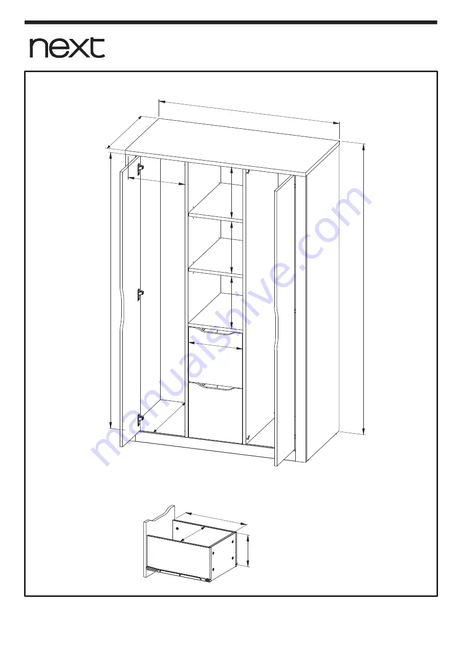 Next COMPTON TRIPLE ROBE Assembly Instructions Manual Download Page 15