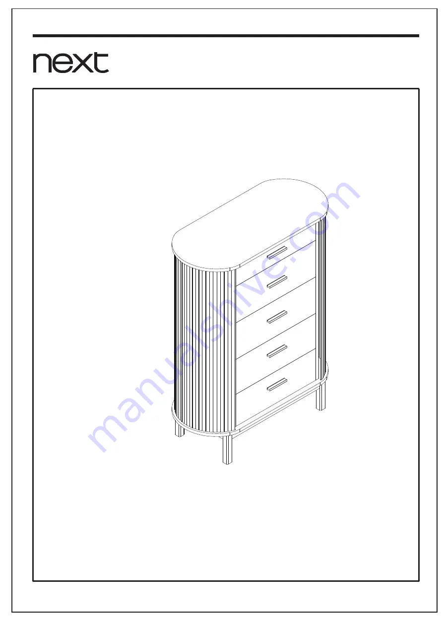 Next CONWAY MULTI CHEST 675407 Assembly Instructions Manual Download Page 2