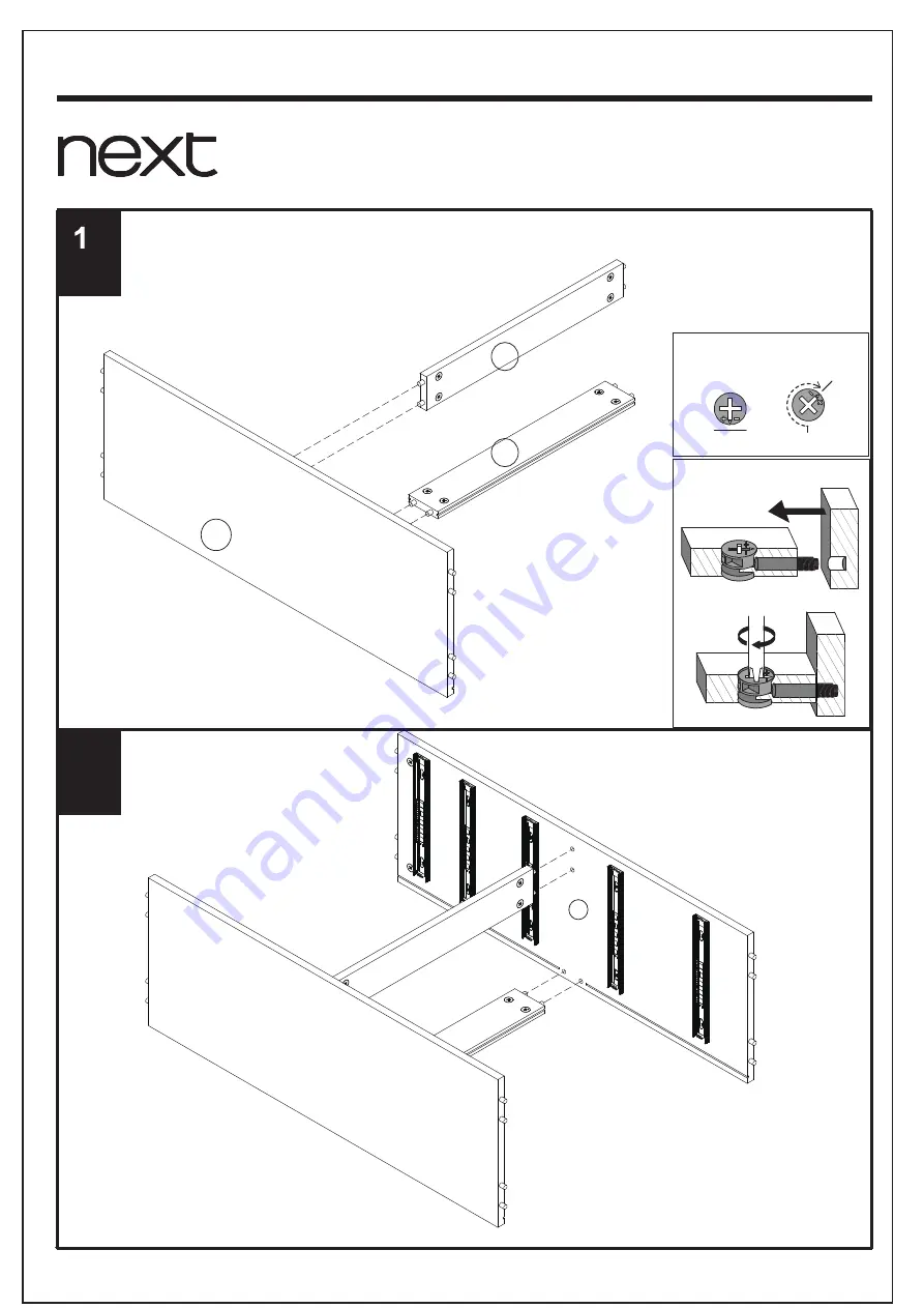 Next CONWAY MULTI CHEST 675407 Assembly Instructions Manual Download Page 7