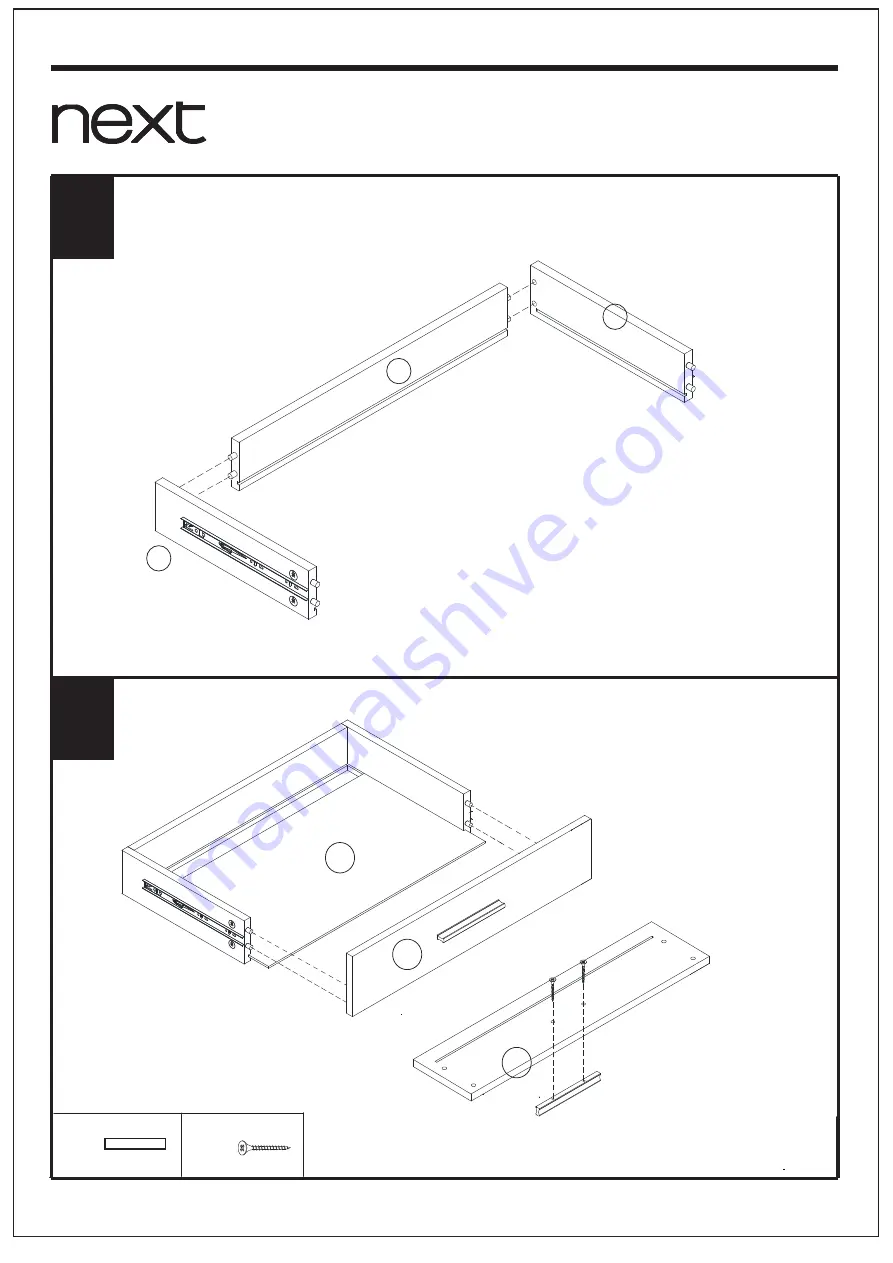 Next CONWAY MULTI CHEST 675407 Assembly Instructions Manual Download Page 12