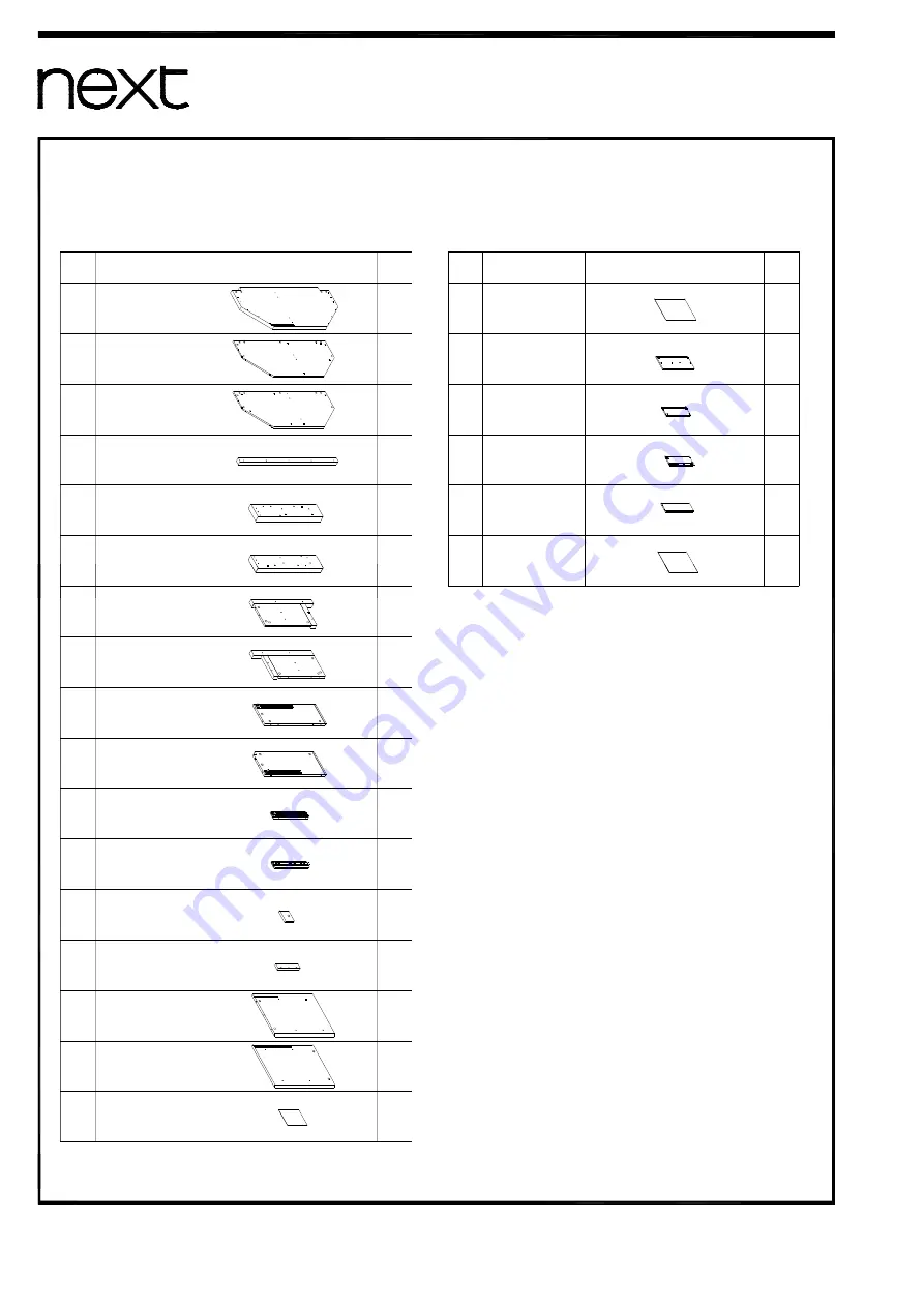 Next CORSICA 664566 Assembly Instructions Manual Download Page 4