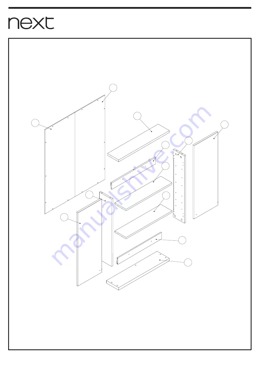 Next CRYSTALLE DOUBLE CABINET Assembly Instructions Manual Download Page 3