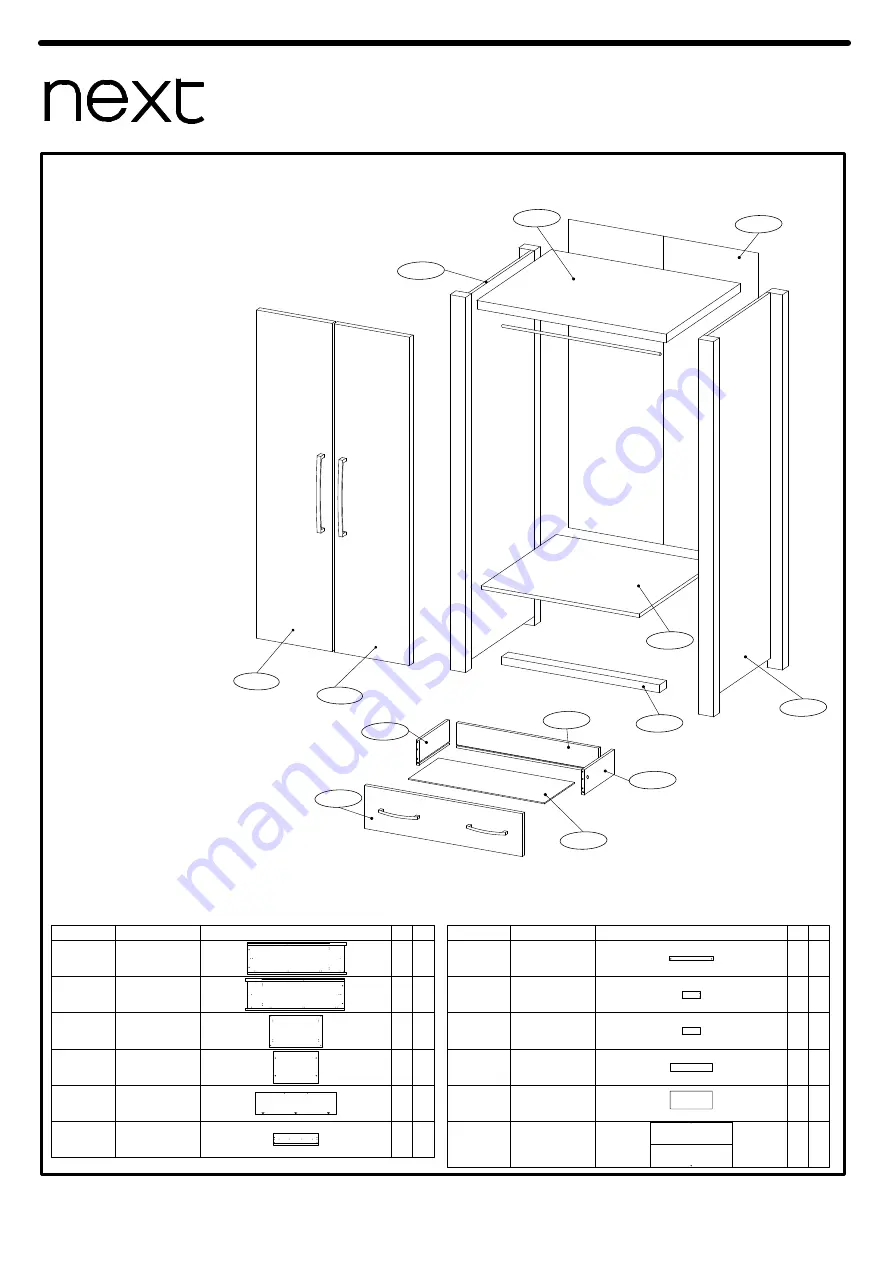 Next CUBA 659442 Assembly Instructions Manual Download Page 3