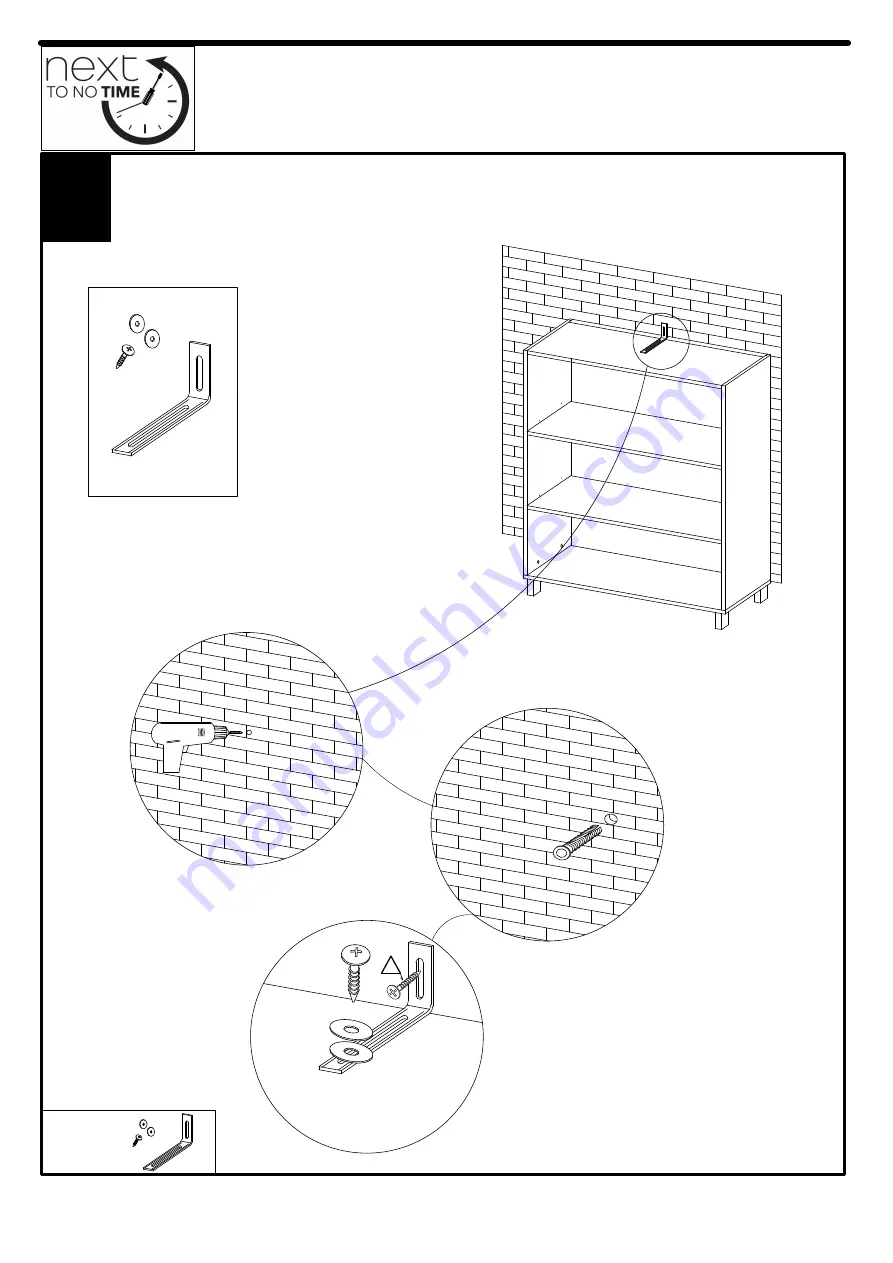 Next Cuba Walnut Robe Assembly Instructions Manual Download Page 17