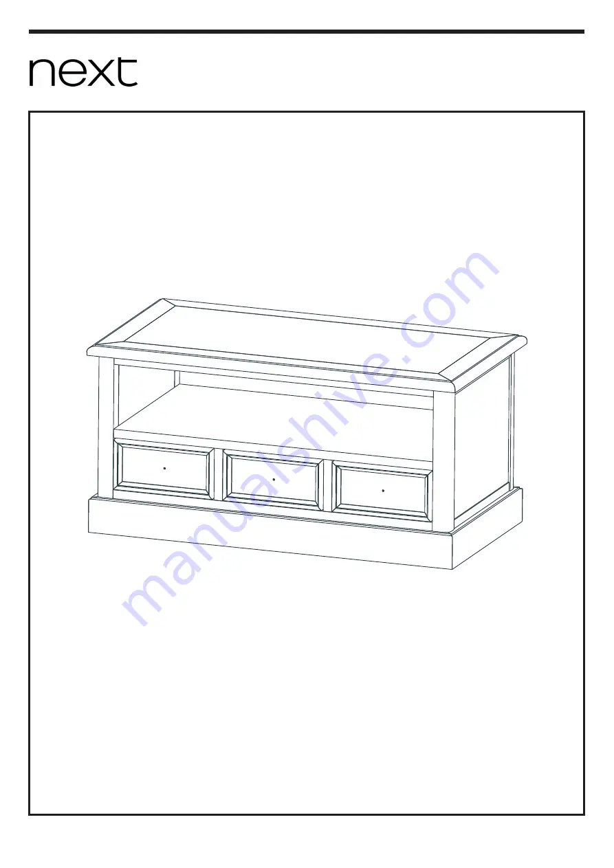 Next DORSET COFFEE TABLE Скачать руководство пользователя страница 1