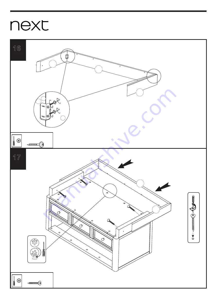 Next DORSET COFFEE TABLE Assembly Instructions Manual Download Page 13