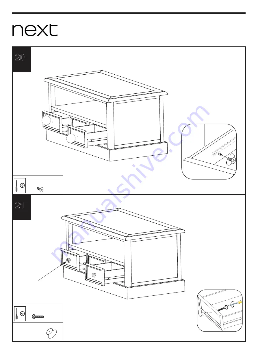 Next DORSET COFFEE TABLE Скачать руководство пользователя страница 15