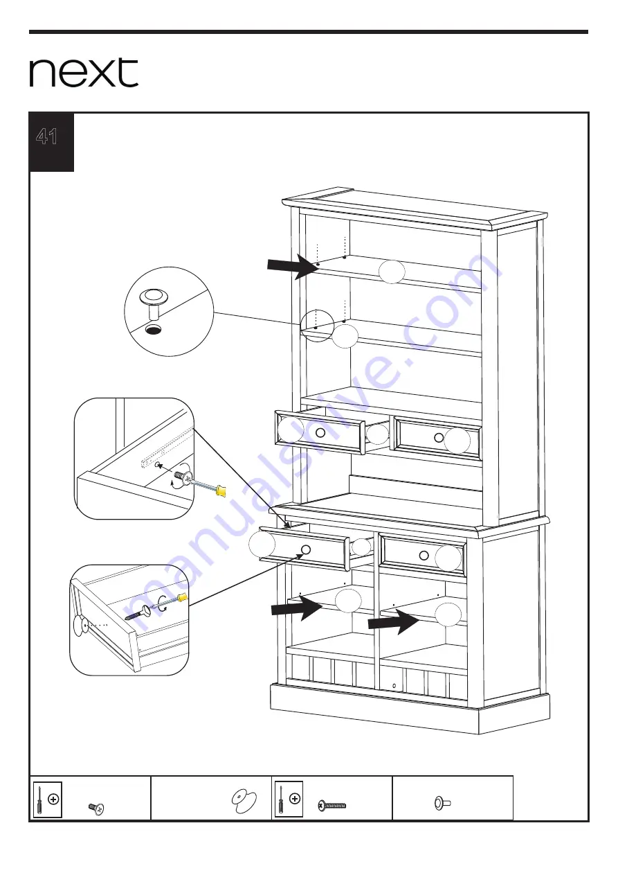 Next DORSET DARK NATURAL DRESSER 678179 Скачать руководство пользователя страница 24