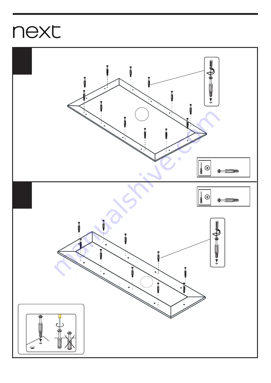 Next Dorset Table 938913 Assembly Instructions Manual Download Page 8