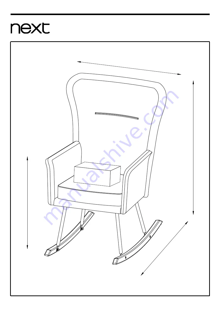 Next EZRA ROCKING CHAIR Assembly Instructions Manual Download Page 9