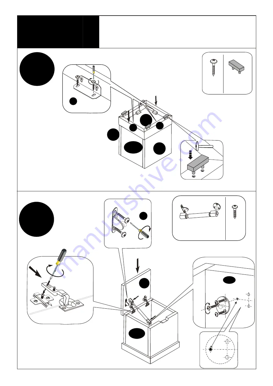 Next FINSBURY CABIN STATION 683543 Assembly Instructions Manual Download Page 15