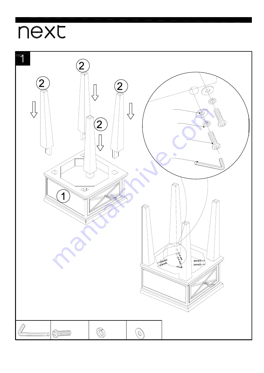 Next FLORENCE 317096 Assembly Instructions Manual Download Page 6