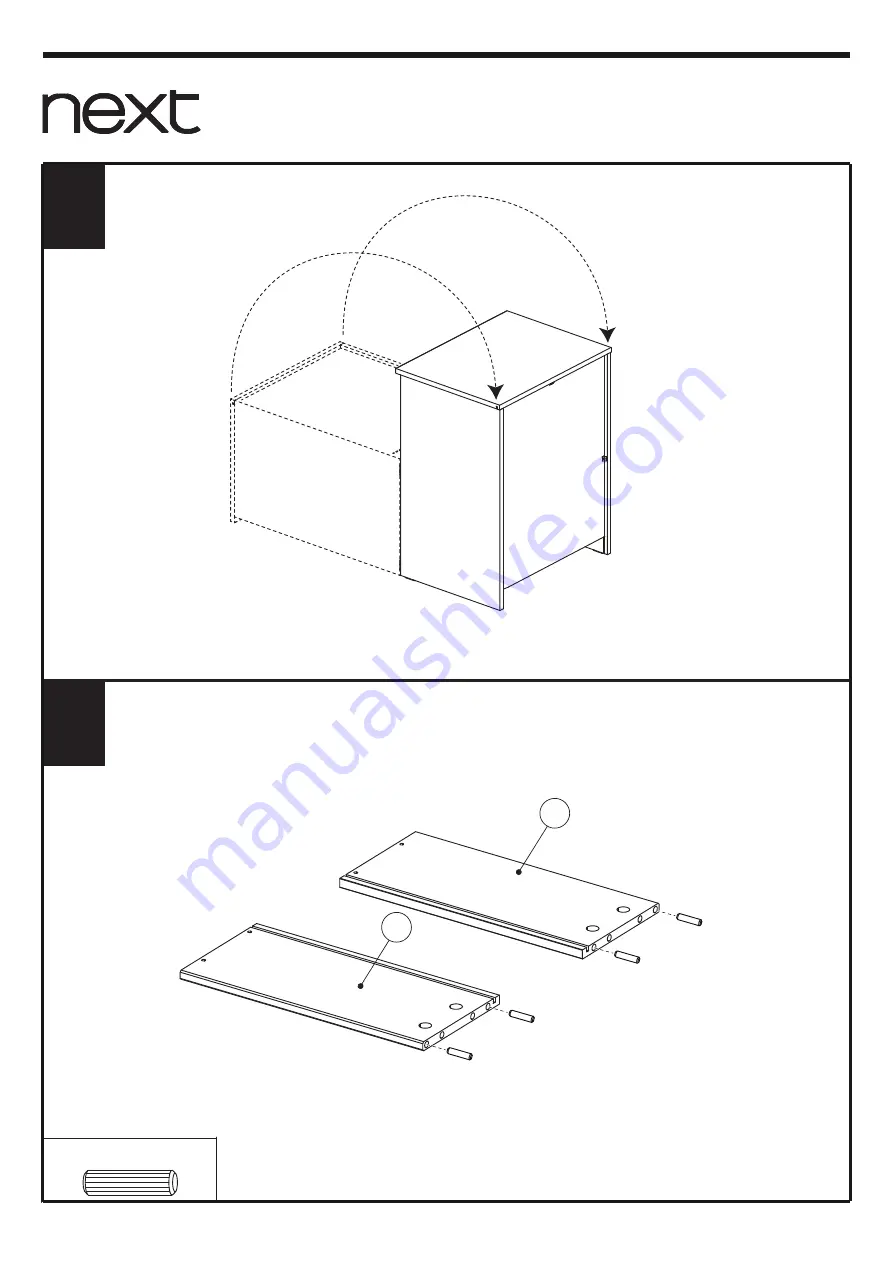 Next FLYNN BEDSIDE CHEST 350946 Скачать руководство пользователя страница 13