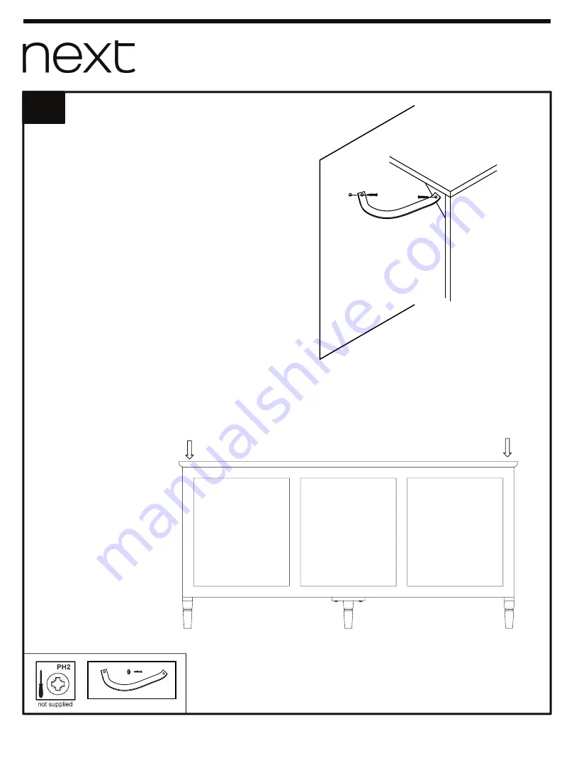 Next GRAND COUNTRY LARGE SIDEBOARD U22226 Скачать руководство пользователя страница 8