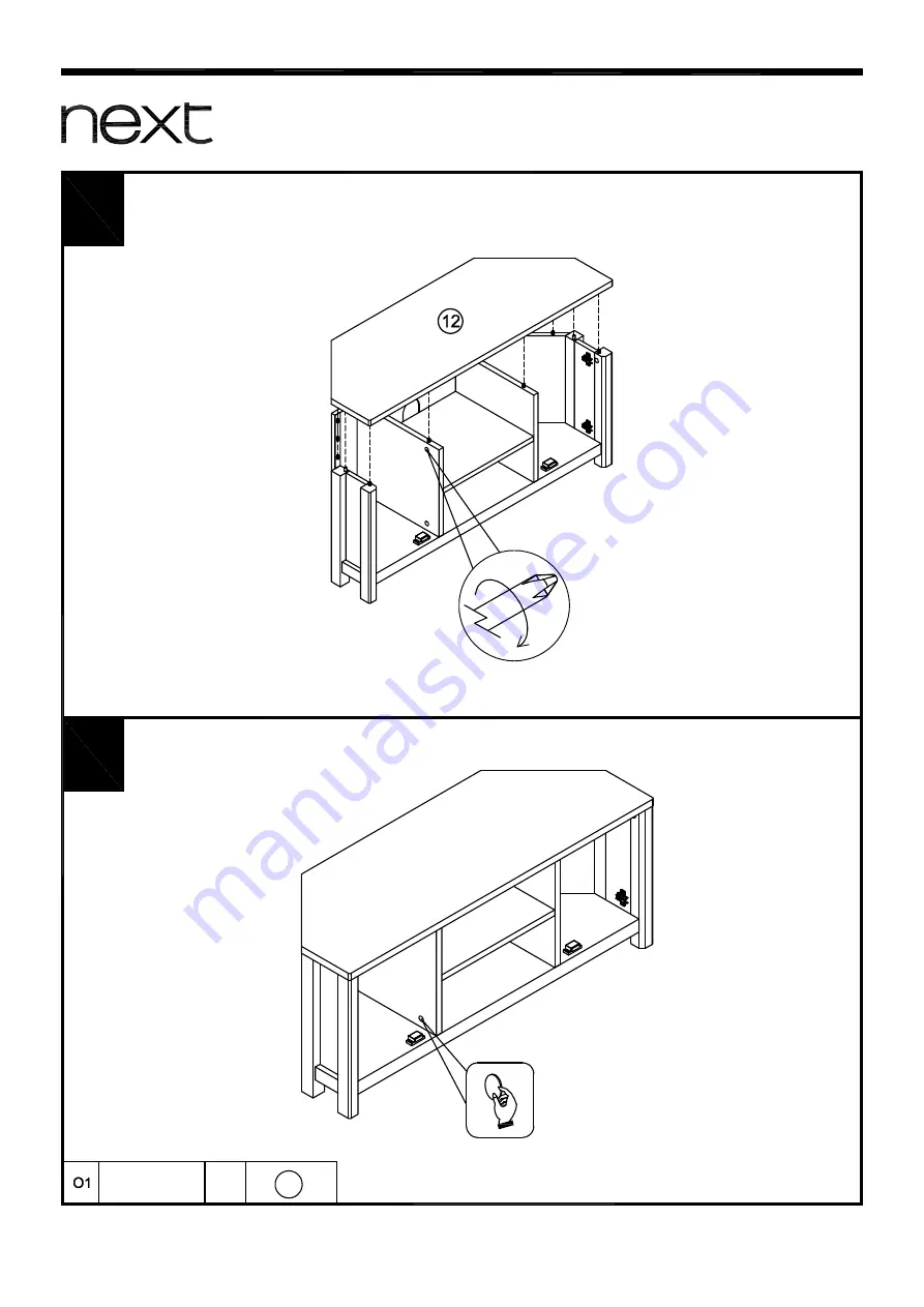 Next HANLEY CORNER 320543 Assembly Instructions Manual Download Page 11