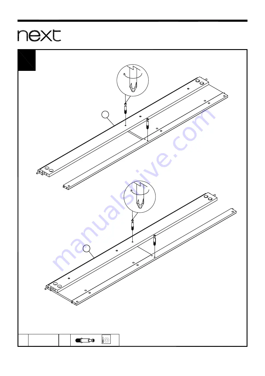 Next HANLEY GREY STORAGE BED Assembly Instructions Manual Download Page 12