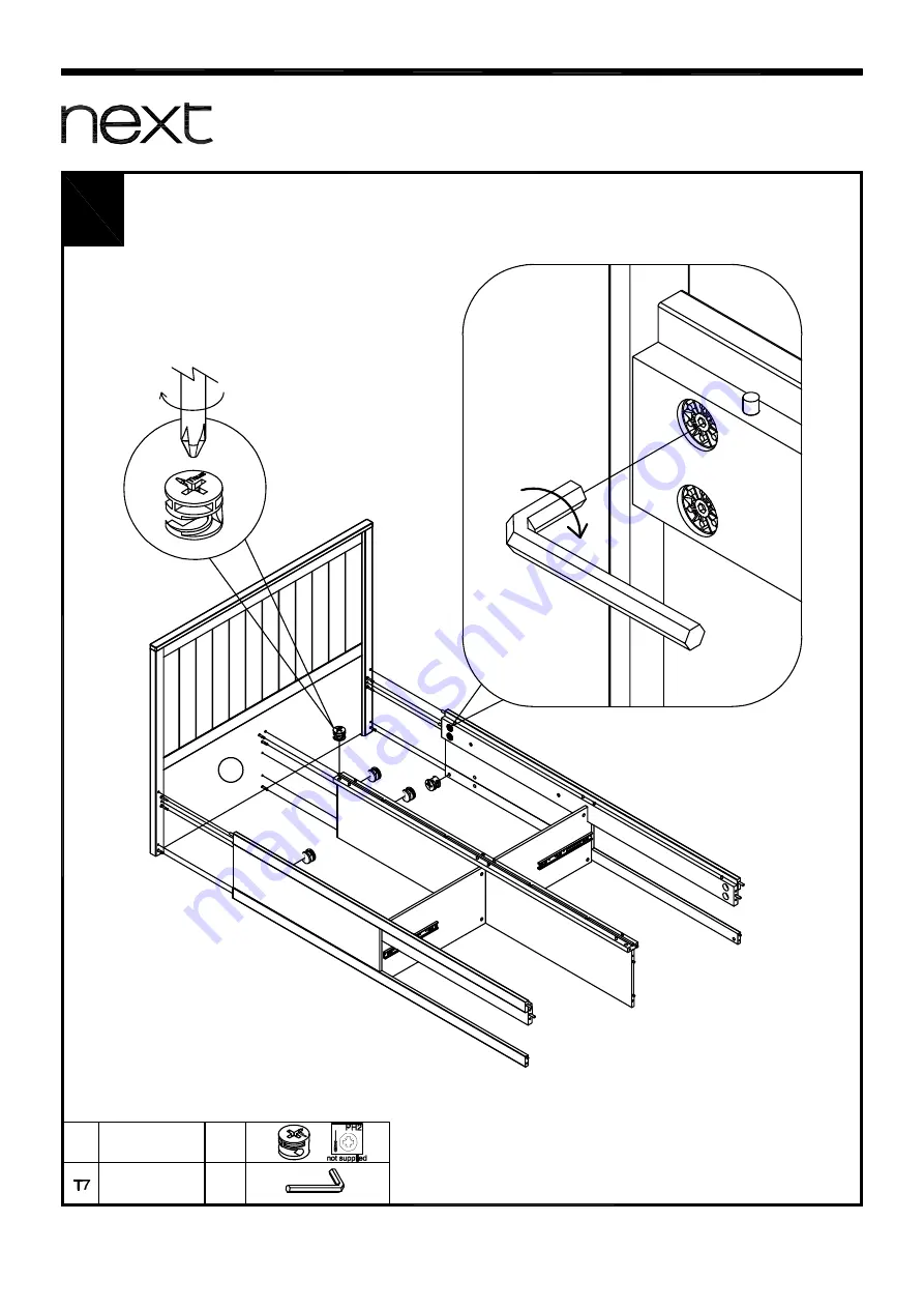 Next HANLEY GREY STORAGE BED Скачать руководство пользователя страница 17